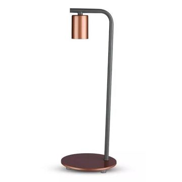 V-TAC VT-7412 Lampe de table design couleur bronze avec support 1xE27 - sku 40331