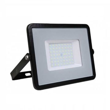 V-TAC PRO VT-50-B-N 50W Led Floodlight Chip Samsung SMD day white 4000K 4000LM 100° black slim body IP65  - SKU 21407