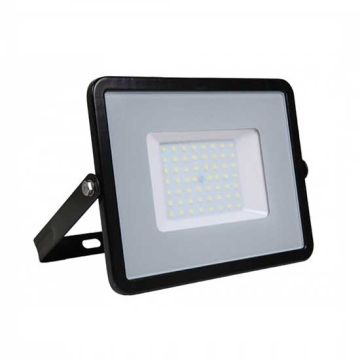 V-TAC PRO VT-50 50W Led Flutlicht schwarz slim Chip Samsung SMD Kaltweiß 6400K - SKU 21408