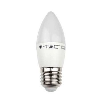 V-Tac VT-1821 Lampadina candela LED 5,5W E27 bianco naturale 4000K - SKU 43431