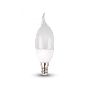 VT-1855TP Ampoule LED 6W E14 200° Bougie flamme blanc chaud 3000K - 4351