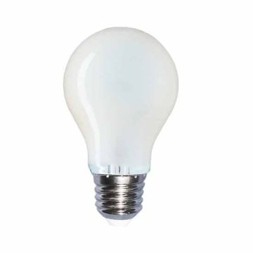 V-TAC VT-1935 Lampadina Bulbo A60 filamento Vetro Smerigliato 6W E27 2700K - sku 44801