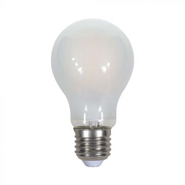 V-TAC VT-1938 Ampoule LED E27 8W 100LM/W A67 Filament de verre satiné 2700K - sku 4483