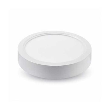 V-TAC VT-1205RD 12W LED Panel surface round day white 4500K with driver - SKU 4911