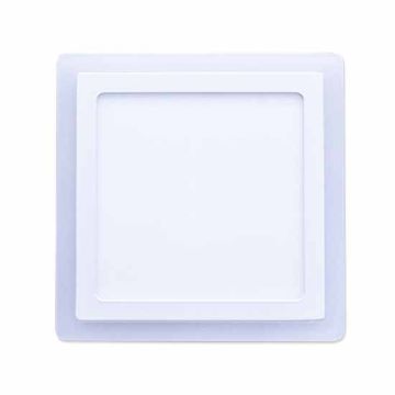 V-TAC VT-2209SQ Surface Panel TWINLED 18W+4W square warm white 3000K - SKU 4928