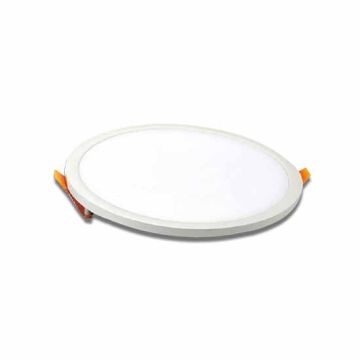 8W LED Panel SMD V-TAC Trimless Series Downlight Round 110° 560LM + Driver IP20 A+ VT-888RD - SKU 4931 Warm white 3000K