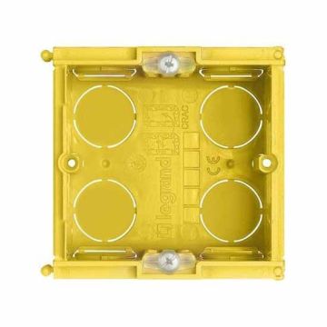 Flush-mounting box in resin 2 modules Bticino 502E