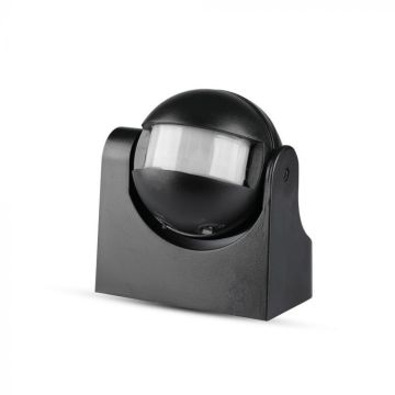 V-TAC VT-8003 Twilight infrared motion sensor wall 180° surface mounting color black - SKU 5077