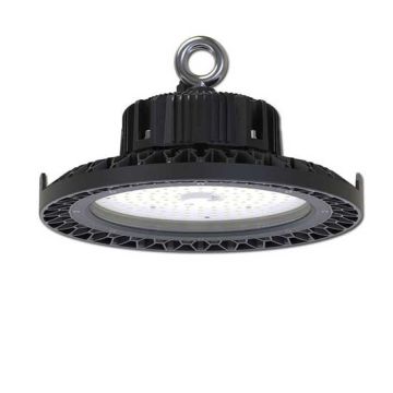 Lampes Industrielles LED 100W High Bay UFO Driver Meanwell 13.000LM Haute Lumens Corps Noir IP44 VT-9117 - SKU 5586 Blanc froid 6400K