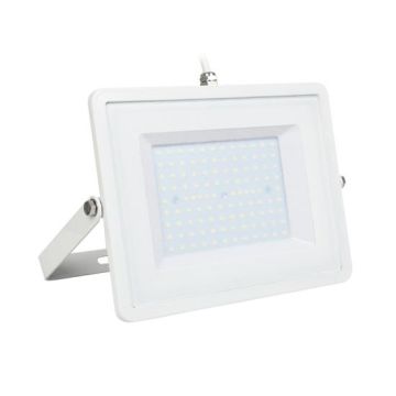 V-TAC VT-49101 100W projecteur LED super slim Blanc IP65 blanc froid 6400K - SKU 5972