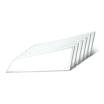 V-TAC VT-6147 Set 6 Stück LED Panel 120*30cm 40W 110lm/W 2in1 Aufbaumontage und Einbauleuchte 6500K - 216626