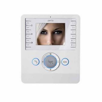Video entry panel with 3,5" receiver with hands-free audio Perla PEV BI 62100180