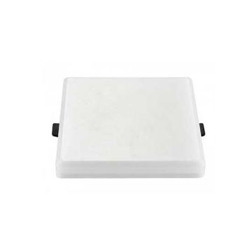 V-TAC VT-608SQ 8W led panel chip samsung downlight square warm white 3000K + driver - SKU 623