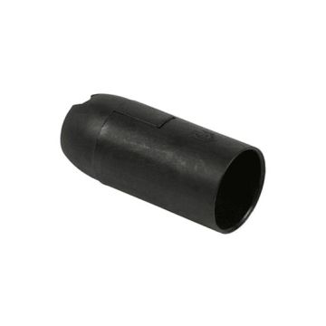 Douille de lampe E14 couleur noire NE en plastique lisse Fanton 62803