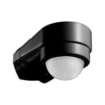 V-TAC VT-8094 Capteur mouvement à Infrarouge 240° corps noir pour ampoules led IP65 - sku 6612