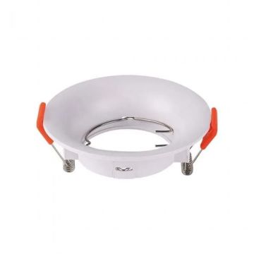 V-TAC VT-920-W round recessed LED spotlight GU10 white color in polycarbonate sku 6632