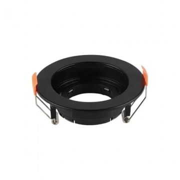 V-TAC VT-933 spot led encastrable rond GU10 couleur noir polycarbonate sku 6659