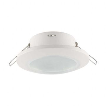 V-TAC VT-981 led recessed round convex GU10 spotlight white color in polycarbonate IP44 sku 6698