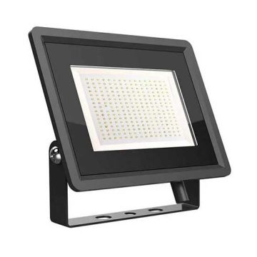 V-TAC VT-49204 Projecteur LED 200W SMD 88LM/W 110° blanc neutre 4000K corps slim noir IP65 - SKU 6733