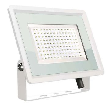 V-TAC VT-49204 200W Led floodlight SMD 88LM/W 110° cold white 6500K slim white body IP65 - SKU 6736