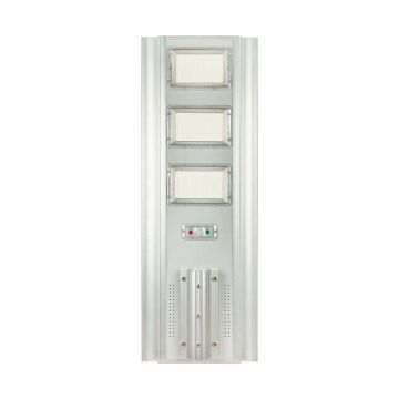 V-TAC VT-30301ST Réverbère led smd 350W avec capteur de mouvement panneau solaire 40W et télécommande lumière 4000K IP65 auto-alimenté – sku 6757