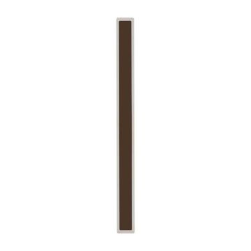 V-TAC VT-11117 led wall lamp 17w modern wall sconce - rectangular smd aluminum bar corten color light 4000k sku 6829