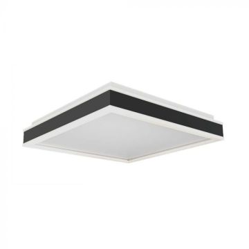 V-TAC VT-7757-B LED ceiling light 38W triac dimmable 400x400mm Square black color 4000K - 6914
