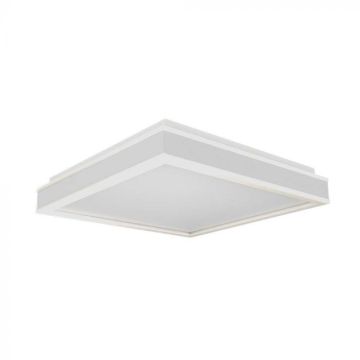 V-TAC VT-7757-W LED ceiling light 38W triac dimmable 400x400mm Square white color 4000K - 6915