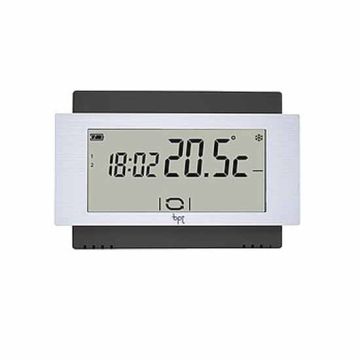 Touch-Screen-Thermostat Wand Batterie schwarz Bpt TA/500 BK
