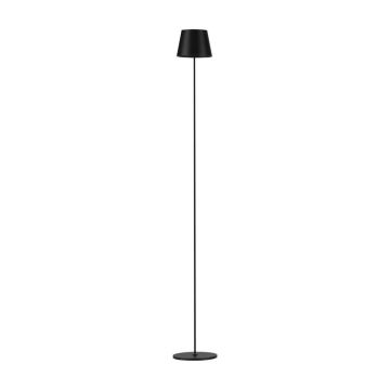 V-TAC VT-7544 Floor lamp led touch dimmable aluminum black body adjustable height 50cm-130cm USB charging - sku 7009