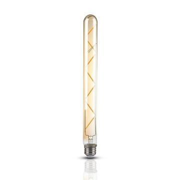 V-Tac VT-2008 Ampoule LED tubulaire Е27 T30 filament Vintage Ambre 7W blanc chaud 2200K 100lm/w - sku 217144