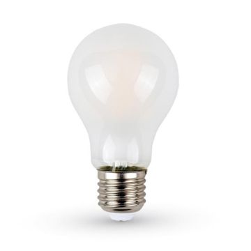 V-TAC VT-2047 7W LED bulb filament E27 frost cover A60 warm white 2700K - SKU 71811
