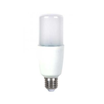 V-TAC VT-2089 9W LED tubular bulb SMD E27 T37 day white 4000K - SKU 7257
