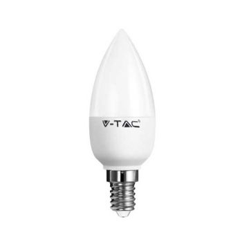 LED Bulb SMD Candle 7W E14 200° High Lumens 750LM A+ VT-2097 - SKU 7318 Warmwhite 2700k