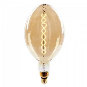 V-Tac VT-2168D 8W LED Lampe vintage xl BF180 Doppel spiral-Glühfaden bernsteinglas 2000K E27 Dimmbar – SKU 7463