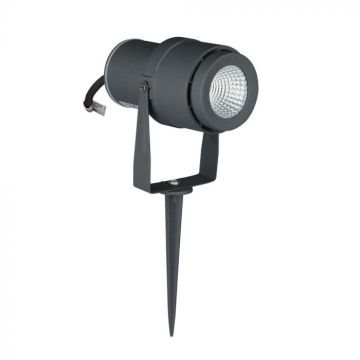 V-TAC VT-857 12W led garden green light lamp adjustable grey body - SKU 7552