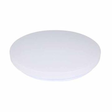 V-TAC VT-8412 12W plafonnier led circulaire blanc rond changement de couleur interrupteur interne 3en1 couvercle opaque satiné IP20 - sku 217603