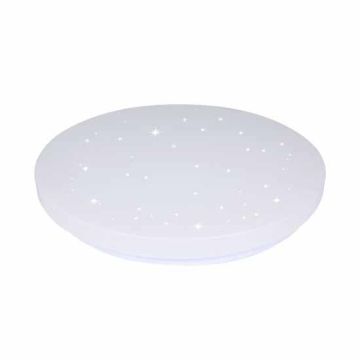 V-TAC VT-8418 18W plafonnier led rond blanc ciel étoilé interrupteur changement de couleur 3en1 interne IP20 - sku 217604