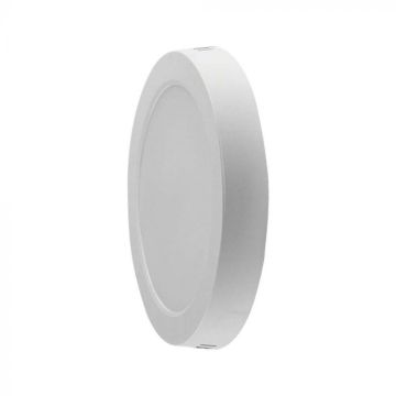 V-TAC VT-61018 Mini panneau led rond 18W panneau montage en surface 110lm/w lumière blanche froide 6400K - 7878