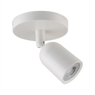 V-TAC VT-823 1*GU10 Wandbeschlag Verstellbarer weißer Kunststoffkörper IP20 - SKU 7980