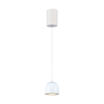 V-TAC VT-7795 8.5W LED pendant lamp cylinder shape white metal touch ignition 10*16cm 3000K - 7996