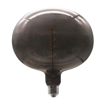 V-TAC VT-2265 Ampoule LED décorative E27 4W Filament en forme de galet verre foncé couleur vintage Lumière noire 2200K - 8057