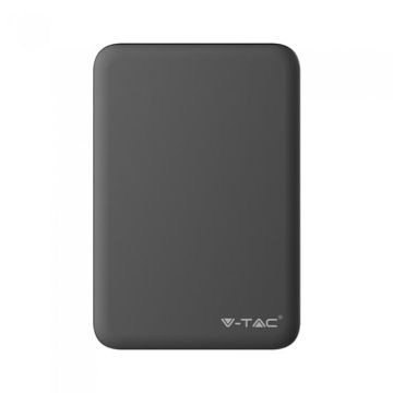 V-TAC VT-3503 Power Bank ABS black 5.000mah 2 output micro USB 2.1A - sku 8193