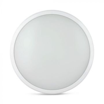 V-TAC PRO VT-12SS Plafonnier dome slim LED 12W chip samsung rond avec capteur micro-ondes 6400K IP65 - SKU 938