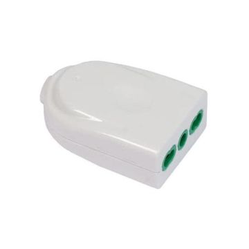Fanton Removable 16A Bipolar Straight Socket P17/11 – 82570‑E, White Body – Thermoplastic Material