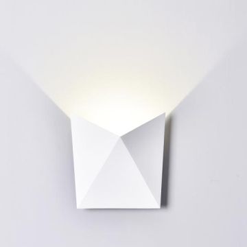 V-TAC VT-825 Lampada LED COB 5W da parete alluminio bianco wall light bianco caldo 3000K IP65 - SKU 8280