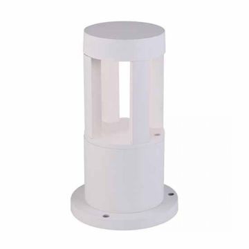 V-TAC VT-830 10W Led garden ground light lamp white body IP65 25cm day white 4000K - SKU 8317