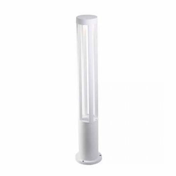 V-TAC VT-820 10W Led garden ground light lamp white body IP65 80cm cold white 6400K - SKU 8327
