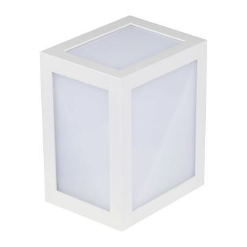 V-TAC VT-822 Applique LED 12W cube forme lanterne lumière blanc chaud 3000K IP65 - sku 218334