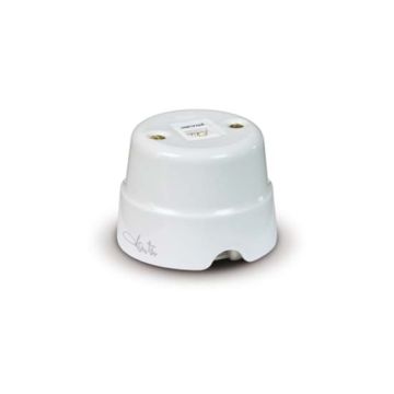 Wandmontage Telefon-buchse keramik PLUG 6/6 Paare weiße Farbe Fanton 84016